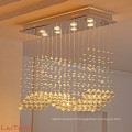 Grand pendentif lumière luxe moderne cristal éclairage 92014